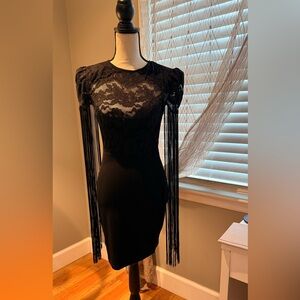 Venus Black Lace Dress